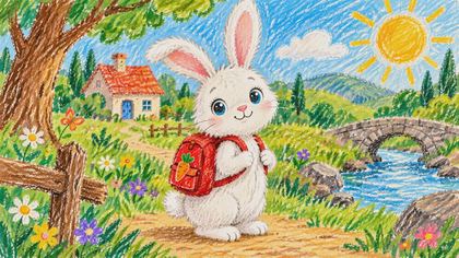 Benny the Bunny's Safe Crossing 繪本封面