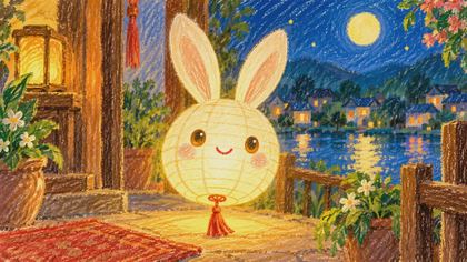 Glow the Little Lantern 繪本封面