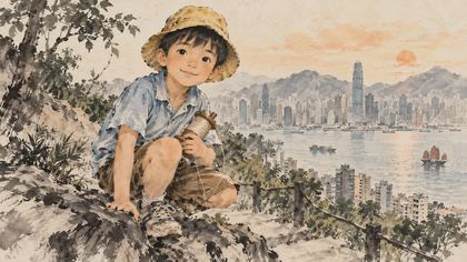 天台上的风筝 繪本封面