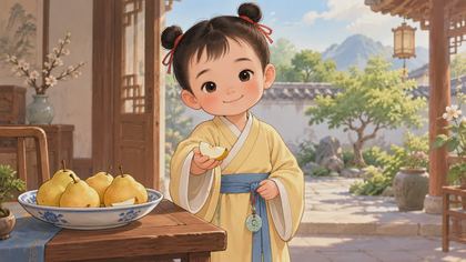 孔融讓梨 繪本封面