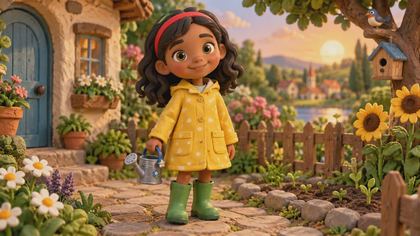 Lily and the Little Seed 繪本封面