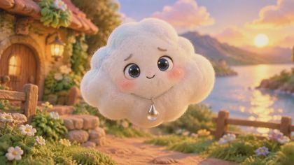 Little Cloud's Big Rain 繪本封面