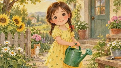 Little Lin and the Slow Bean Sprout 繪本封面