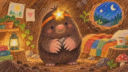 Little Mole's First Underground Journey 繪本封面