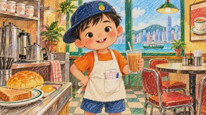 小勇的菠萝包大作战 繪本封面