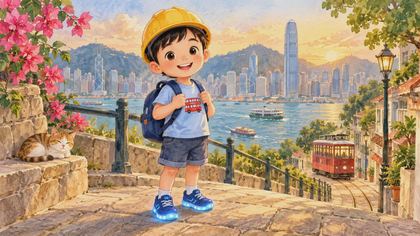 小樂嘅過馬路任務 繪本封面