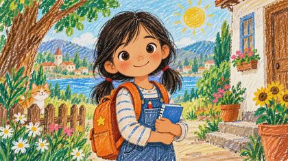 Maya and the Mystery Bus Route 繪本封面