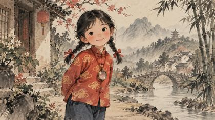 Mei and the Lantern Riddle 繪本封面