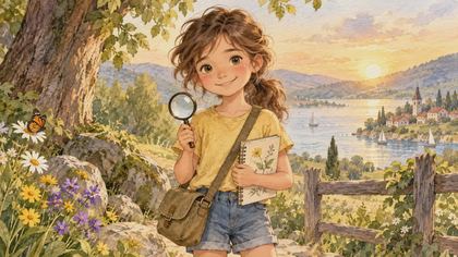 The Secret Garden of Fireflies 繪本封面