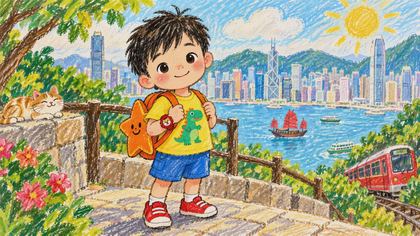 小晴嘅影子魔法 繪本封面