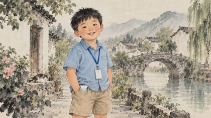 小满的指纹锁 繪本封面