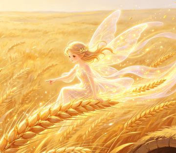 The Wind's Messenger in the Wheat Field