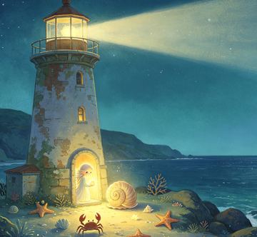 The Lighthouse and the Little Conch Shell Fairy